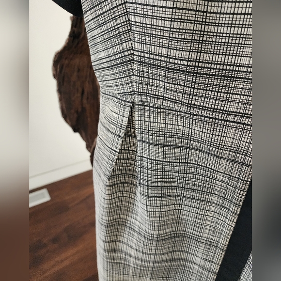 Ports 1961 Grey Print Cocktail/Apres Work Dress, US Size 4 - Picture 5 of 8